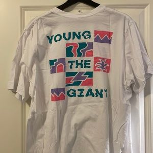 Young the Giant White Tee XXL